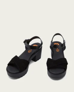 PORRONET Sandalia Tacón Medio Negro Anna Best Sale
