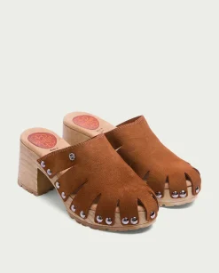 PORRONET Sandalia Tacón Serraje Cuero Gia Store